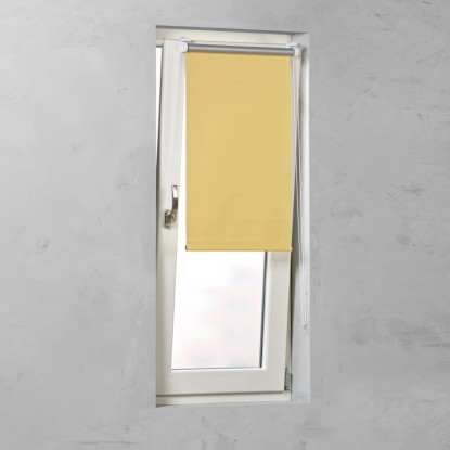Cocoon Easy Fix Zatemnilna rolo zavesa rumena 90 cm x 210 cm