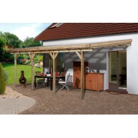Weka Nadstrešek za teraso Velikost 5 z merami 704 cm x 306 cm
