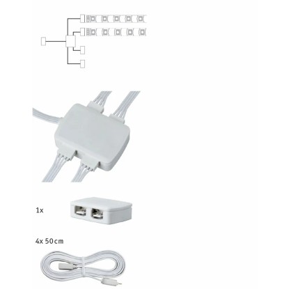 Paulmann YourLED Razdelilnik 4-kratni