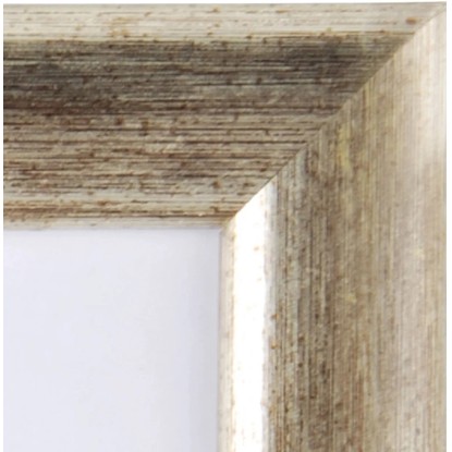 Leseni okvir za sliko Srebrn/zlat 13 cm x 18 cm