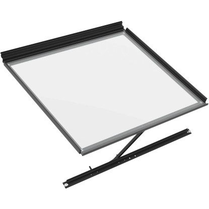 Vitavia stransko okno V ESG 3 mm Črno 59,5 cm x 79,2 cm
