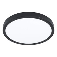 Eglo LED stropno svetilo Fueva 5 črne mat barve Ø 28,5 cm, 20 Wm IP44