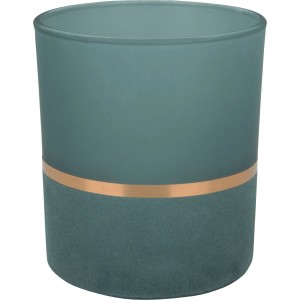 Svečnik za čajne svečke Dark Wonder 10 cm x Ø 8,8 cm turkizen