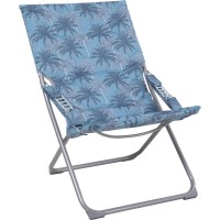 Stol za kampiranje Palmelo Zložljiv Potisk z motivom palm 95 x 63 x 85,5 cm