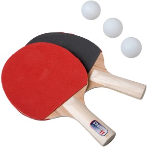 Happy People Namizni tenis Komplet 2 loparjev in 1 žogice