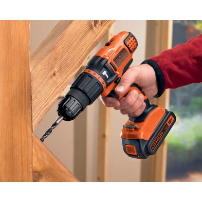 Black+Decker Baterijski udarni vrtalni vijačnik 18 V BDCH188N