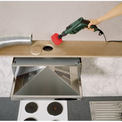 LUX-TOOLS Brusni kolut iz vlaken 125 mm granulacija 24