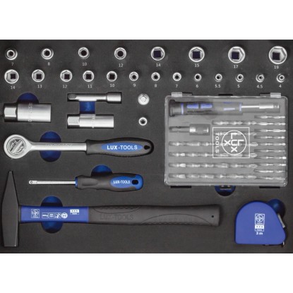 LUX-TOOLS Kovček z orodjem 129-delni