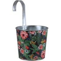 A.H.G. Viseči lonec iz cinka džungla Ø 15 cm x 27 cm neposredni potisk sijajen