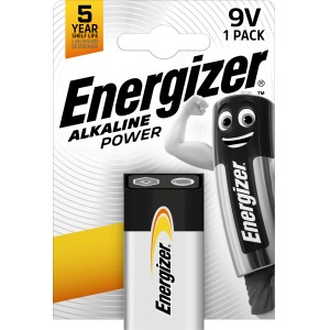 Energizer Alkalna baterija Power 9 V E-blok 1 kos