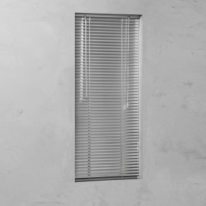 Cocoon Aluminijasta žaluzija 25 mm srebrna 80 cm x 130 cm