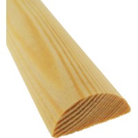 Polkrožna letev bor 20 mm x 10 mm dolžina 900 mm