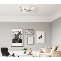 Globo Stropna LED-svetilka Kique 1-plamenska bela 500 x 500 x 60 mm