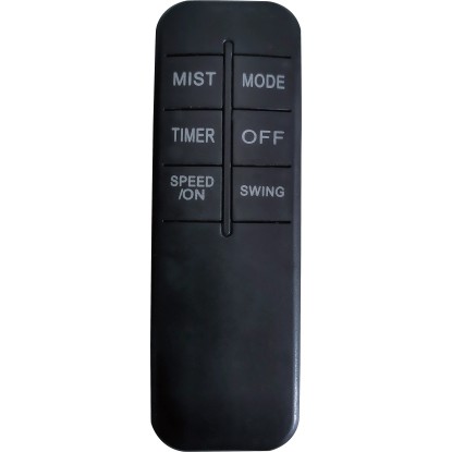 Stoječi ventilator SV 75-43 s funkcijo ustvarjanja meglice Ø 43 cm črn