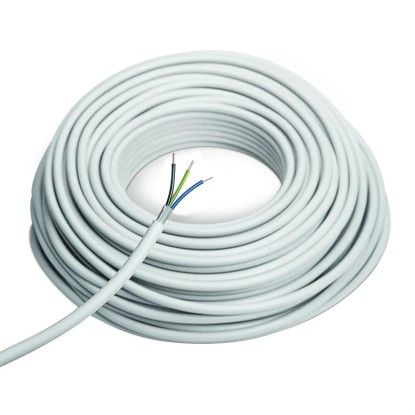 Emskabel Vod za vlažne prostore NYM-J 3 x 2,5 mm² Siva 25 m