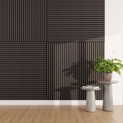 DenPanels Akustična stenska obloga 120 cm x 60 cm črna