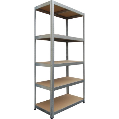 Kovinski vtični regal za velike obremenitve pocinkan 180 cm x 90 cm x 40 cm
