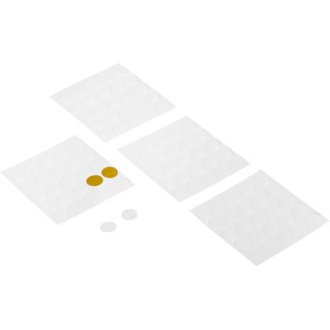 Hettich Blazinice za pohištvo Ø 14 mm umetna masa bele 100 kosov