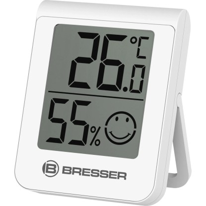 BRESSER HumiTemp Termo- in higrometer 3-delni komplet bela