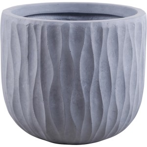 Lonec za rastline 38,8 cm x Ø 45 cm svetlo sivi