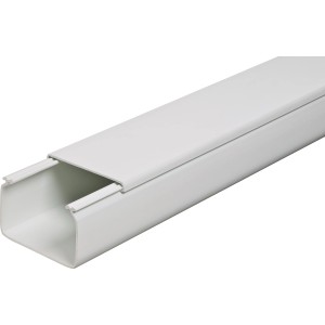 Kabelski kanal 60 mm x 40 mm bel dolžina 2 m