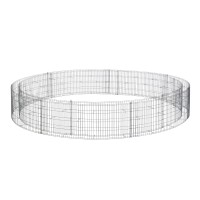 Bellissa Gabione visoka greda Okrogla Ø 240 cm/Ø 220 cm x 40 cm