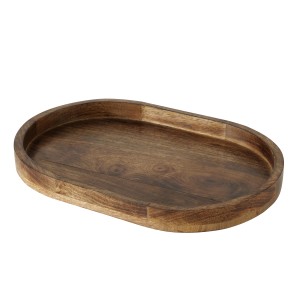 Boltze Pladenj Ovolio velik 23 cm x 35 cm temno rjav