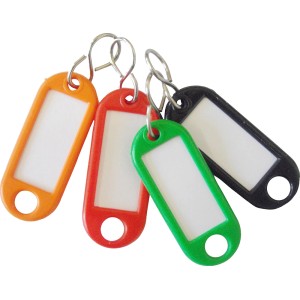 Keymax Plastičen obesek 4 kosi Različne barve