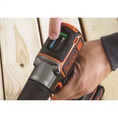 Black+Decker Akumulatorski vrtalni vijačnik 18 V ASD18K z 1,5 Ah akumulatorjem
