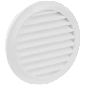 System 100 Zidni zračnik z mrežo proti mrčesu bel