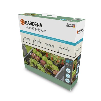 Gardena Komplet za kapljično zalivanje za visoke grede/gredice (35 rastlin)