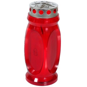 Nagrobna sveča Elipsa rdeča