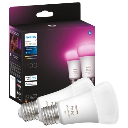 Philips Hue Dvojno pakiranje White & Color Ambiance E27 2 x 800 lm 9 W