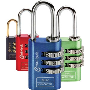 Burg Wächter Nastavljiva ključavnica na šifro Combi Lock Fun 88 30 Aluminij