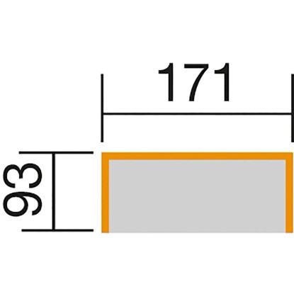 Weka Vrtna uta Merano Srebrnosiva Krtačena