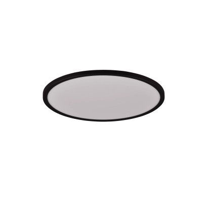 Reality Stropna LED-svetilka Aureo 1-plamenska črna mat Ø 40 cm