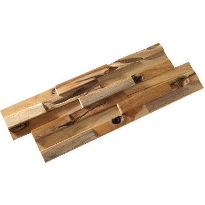 Rebel of Styles Stenska obloga UltraWood Bologna les tikovina 18 cm x 49,5 cm