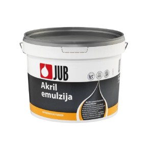 JUB Akrilni osnovni premaz in plastifikator Akril Emulzija bela 5 kg