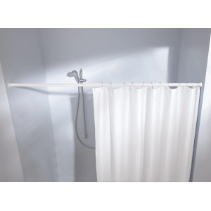 Kleine Wolke Vzmetna palica bela 125-220 cm ø 25 mm