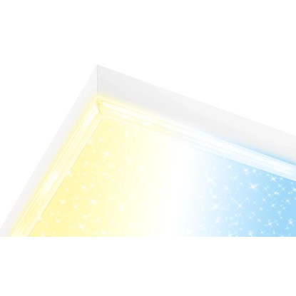 Brilo CCT LED plošča 21 W zvezdno nebo brez okvirja s svetlobnim robom 38 cm