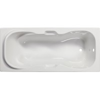 Sanoacryl Pravokotna kad Fiji 170 cm x 75 cm Bela