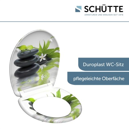 WC-deska Schütte Jasmin duroplast avtomatsko spuščanje hitro odpenjanje