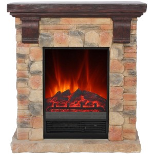 EL Fuego Električni kamin Kitzbühel Kamen z grelnikom 1,8 kW