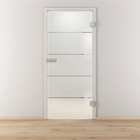 Novadoors Vrtljiva steklena vrata Nova 503 prozorna 824 x 1989 x 8 mm DIN desna