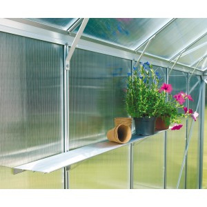 Aluminijasti regal 122 cm x 15 cm