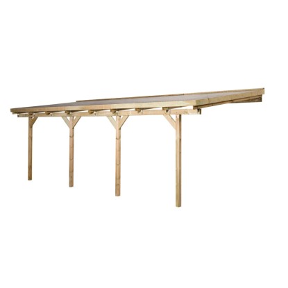 Weka Nadstrešek za teraso Velikost 5 z merami 704 cm x 306 cm