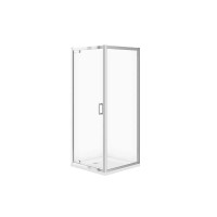 Tuš kabina Arteco s kadjo kvadratna 80 cm x 80 cm x 190 cm