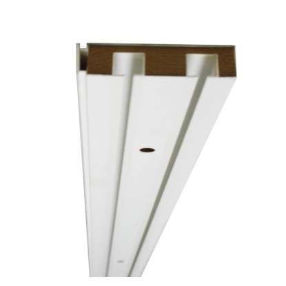 Gardinia Tračno vodilo za zavese 2-kanalna GE2 Bela 180 cm