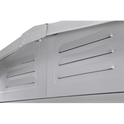 Globel Industries kovinska lopa 6x4 kovinsko srebrna Š x G: 171 cm x 113 cm