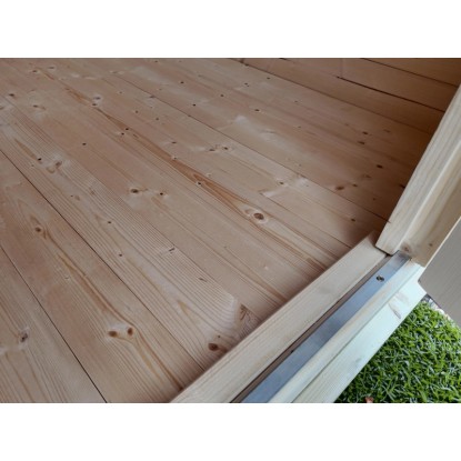 Weka Lesena vrtna hiška 122 Vel. 4 Antracit 7,1 m²